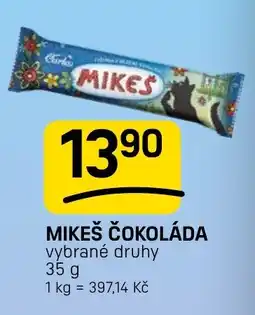 Flop Mikeš čokoláda nabídka