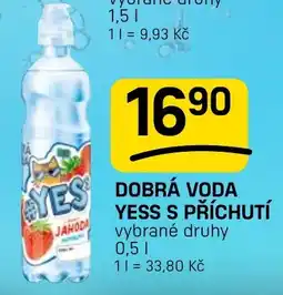 Flop Yess dobrá voda s příchutí jahoda nabídka