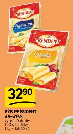 Flop Sýr Président nabídka