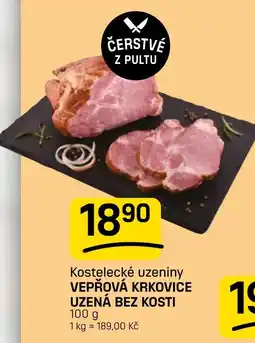 Flop Kostelecké uzeniny Vepřová krkovička uzená bez kosti nabídka