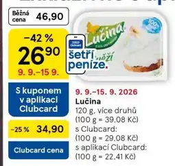 Tesco Lučina nabídka