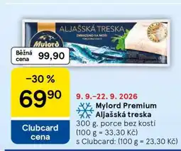 Tesco Mylord Premium Aljašská treska nabídka