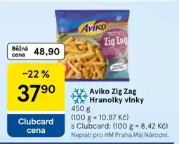 Tesco Aviko Zig Zag Hranolky vlnky nabídka