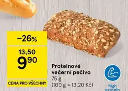 Tesco Proteinové večerní pečivo nabídka