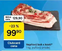 Tesco Vepřový bok s kostí nabídka