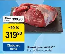 Tesco Hovězí plec kulatá nabídka