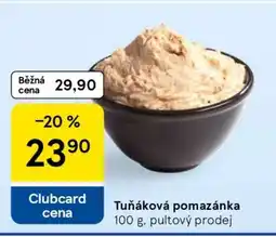 Tesco Tuňáková pomazánka nabídka