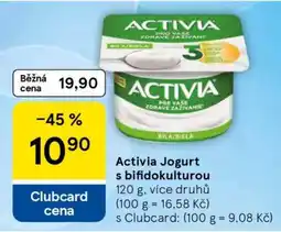 Tesco Activia Jogurt s bifidokulturou nabídka