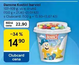 Tesco Danone Kostíci barvící nabídka