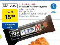 Tesco Protein M Tvarohová tyčinka nabídka