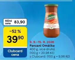 Tesco Panzani Omáčka nabídka