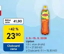 Tesco Lipton nabídka