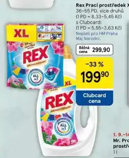 Tesco Rex Prací prostředek XL nabídka