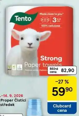 Tesco Tento Strong Paper Towels nabídka