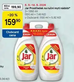 Tesco Jar Prostředek na ruční mytí nádobí nabídka