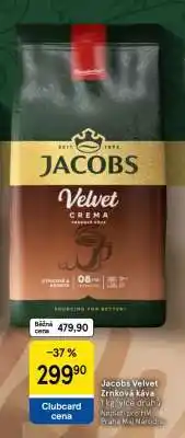 Tesco Jacobs Velvet Zrnková káva nabídka