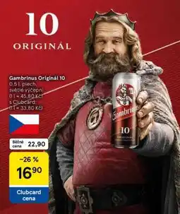 Tesco Gambrinus Originál 10 nabídka