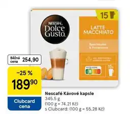 Tesco Nescafé Kávové kapsle nabídka