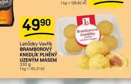 Flop BRAMBOROVÝ KNEDLÍK PLNĚNÝ UZENÝM MASEM nabídka