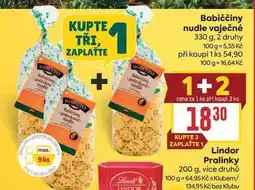 Billa Babiččiny nudle vaječné nabídka