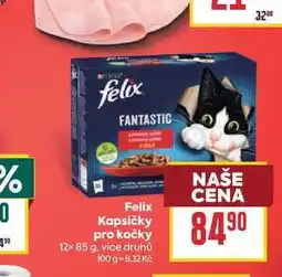 Billa Felix Kapsičky pro kočky 12× nabídka