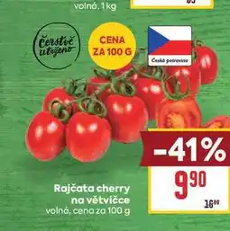 Billa Rajčata cherry na větvičce volná, cena za nabídka