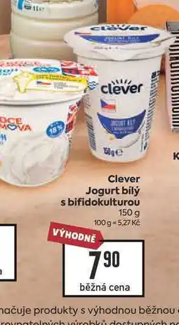 Billa Clever Jogurt bílý s bifidokulturou nabídka