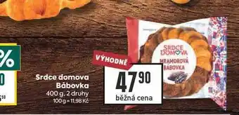 Billa Srdce domova Bábovka nabídka