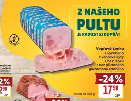 Billa Vepřová šunka nabídka