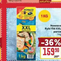 Billa Nowaco Rybi filé XXL porce nabídka
