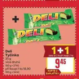 Billa Deli Tyčinka nabídka