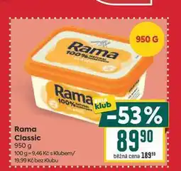 Billa Rama Classic nabídka