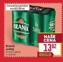 Billa Braník světlý 6x 0,51, plech nabídka