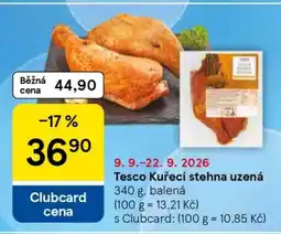 Tesco Tesco Kuřecí stehna uzená nabídka