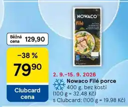 Tesco Nowaco Filé porce nabídka