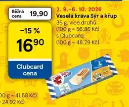 Tesco Veselá kráva Sýr a Křup nabídka