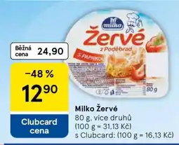 Tesco Milko žervé nabídka