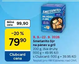 Tesco SMETANITO SÝR NA PÁNEV A GRIL nabídka