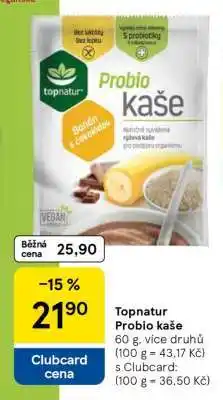 Tesco TOPNATUR Probio kaše nabídka