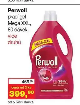 Ráj drogerie Perwoll 80 dávek nabídka