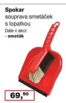 Ráj drogerie Spokar souprava smetáček s lopatkou 1 sada nabídka