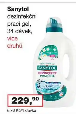 Ráj drogerie Sanytol 34 dávek nabídka