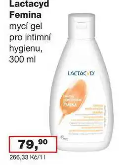 Ráj drogerie Lactacyd Femina nabídka
