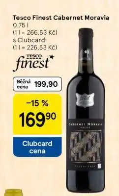 Tesco Tesco Finest Cabernet Moravia nabídka