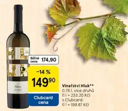 Tesco Vinařství Hluk nabídka