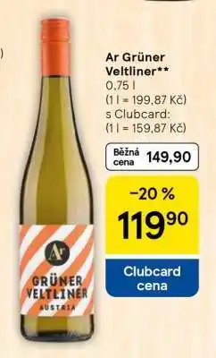 Tesco AR Grüner Veltliner nabídka