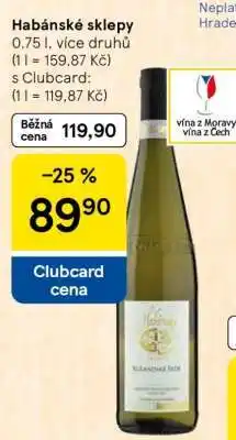 Tesco Habánské sklepy nabídka