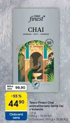 Tesco Tesco Finest Chai aromatizovaný černý čaj s kořením nabídka
