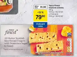 Tesco Tesco Finest Máslové sušenky nabídka