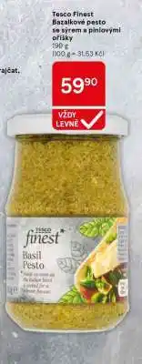 Tesco Tesco Finest Bazalkové pesto se sýrem a piniovými oříšky nabídka